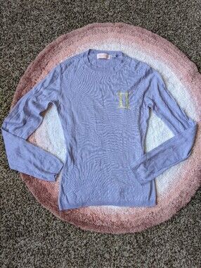 Priorities Lilac Silk Blend Sweater S Gemini